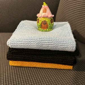 Beautiful and warm tubular scarves hand knitted, new